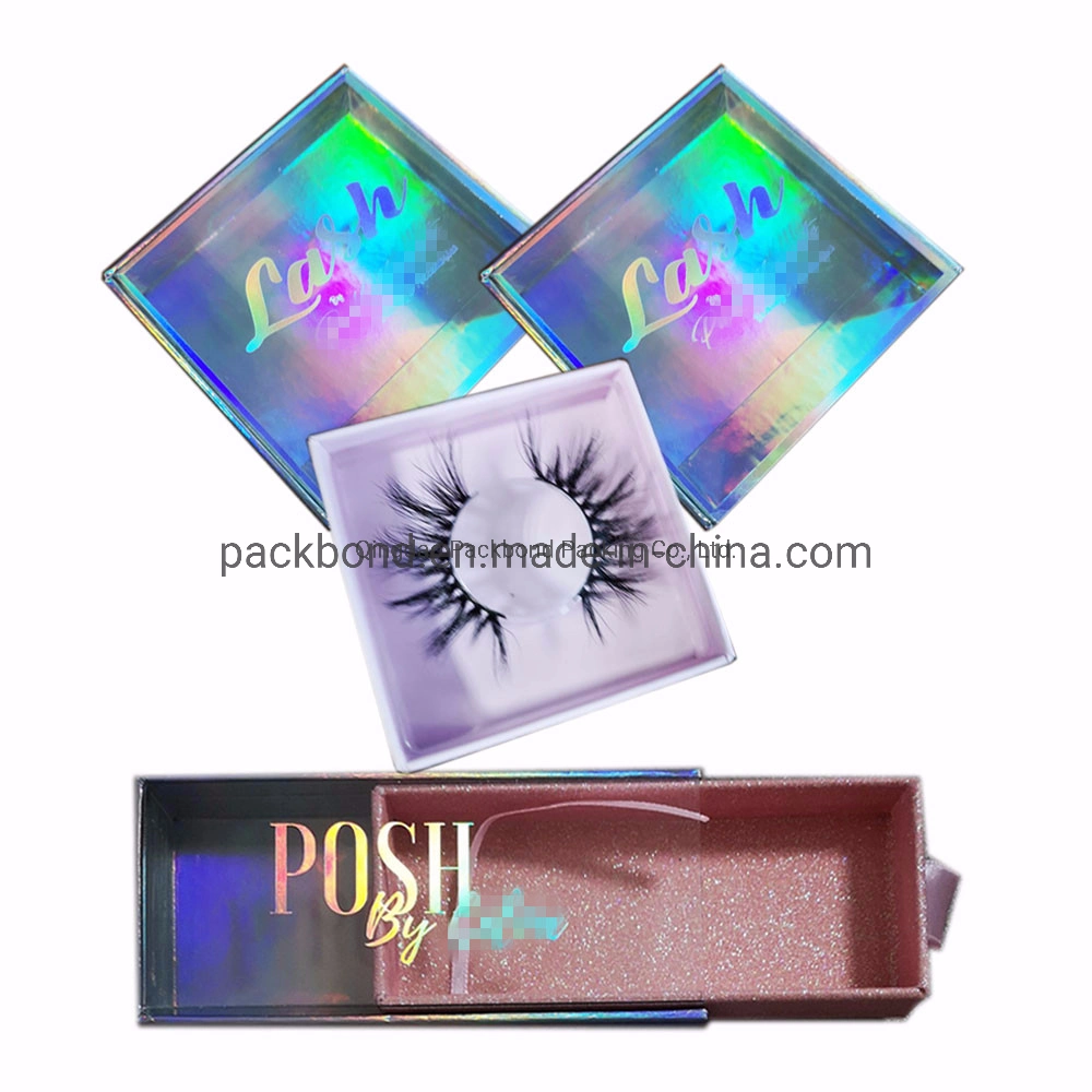 Factory Price Private Label Custom Logo Mink Lash Case Box Eyelash Packages