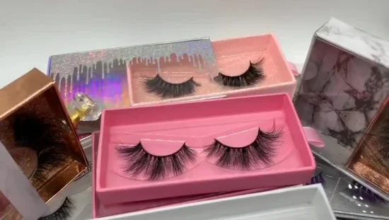 Échantillon gratuit 100% sans cruauté Vegan 3D Fiber Lashes Emballage unique de marque privée Faux Mink Silk Lashes Vegan Eyelashes