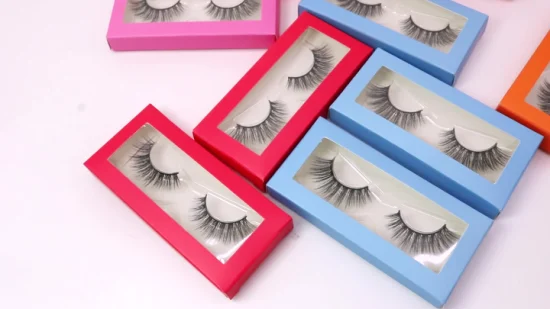 Échantillon gratuit Vegan Lashes Faux Mink Eyelashes Haute Qualité Corée Synthétique 3D Faux Mink Eye Lashes Vente en gros